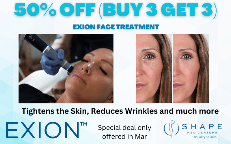 50% off EXION Body at Shape Med Centers