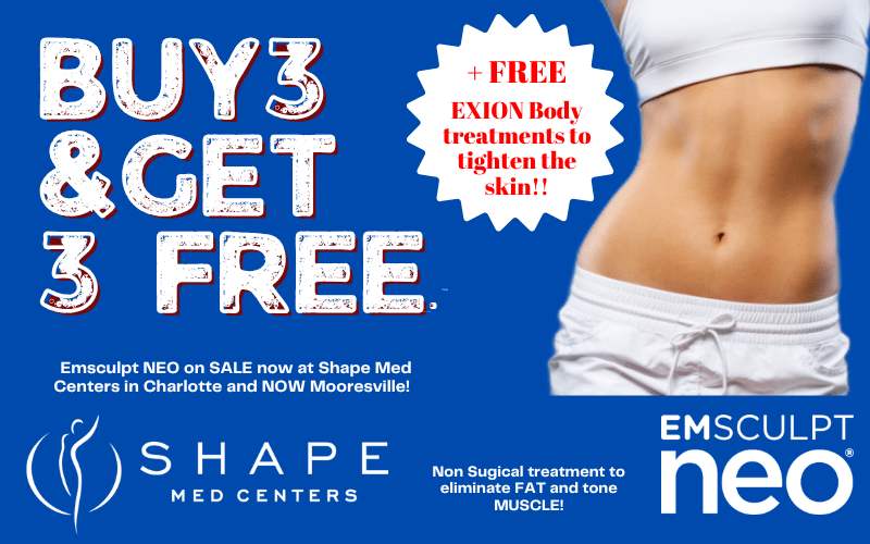 Buy 3 Get 3 Free Emsculpt NEO